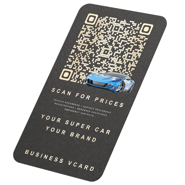 Custom branded QR code example